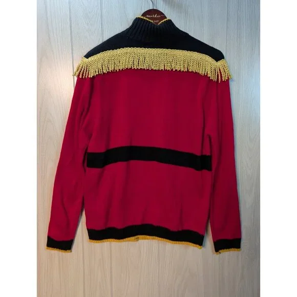 33 Degrees Ugly Christmas Sweater M Mens Nutcracker Soldier Holiday Party Fun - Picture 4 of 7